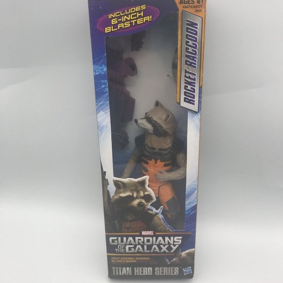 Marvel Guardians of Galaxy Rocket Raccoon Titan Hero Series 12" Action Figure - Picture 1 of 7